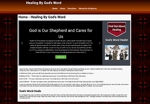 Healing By Gods Word Home